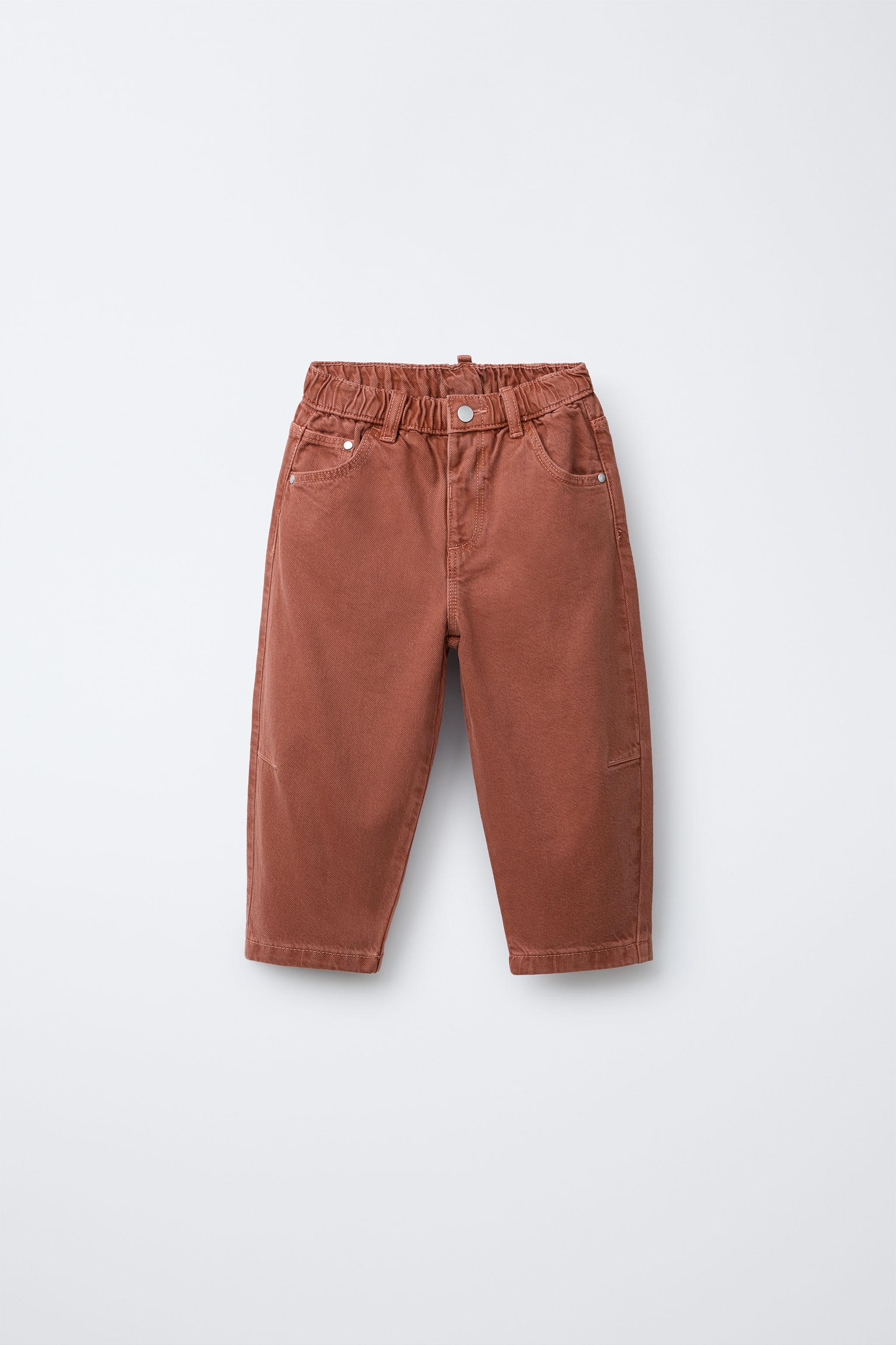 PANTALON BAGGY EN SERGÉ